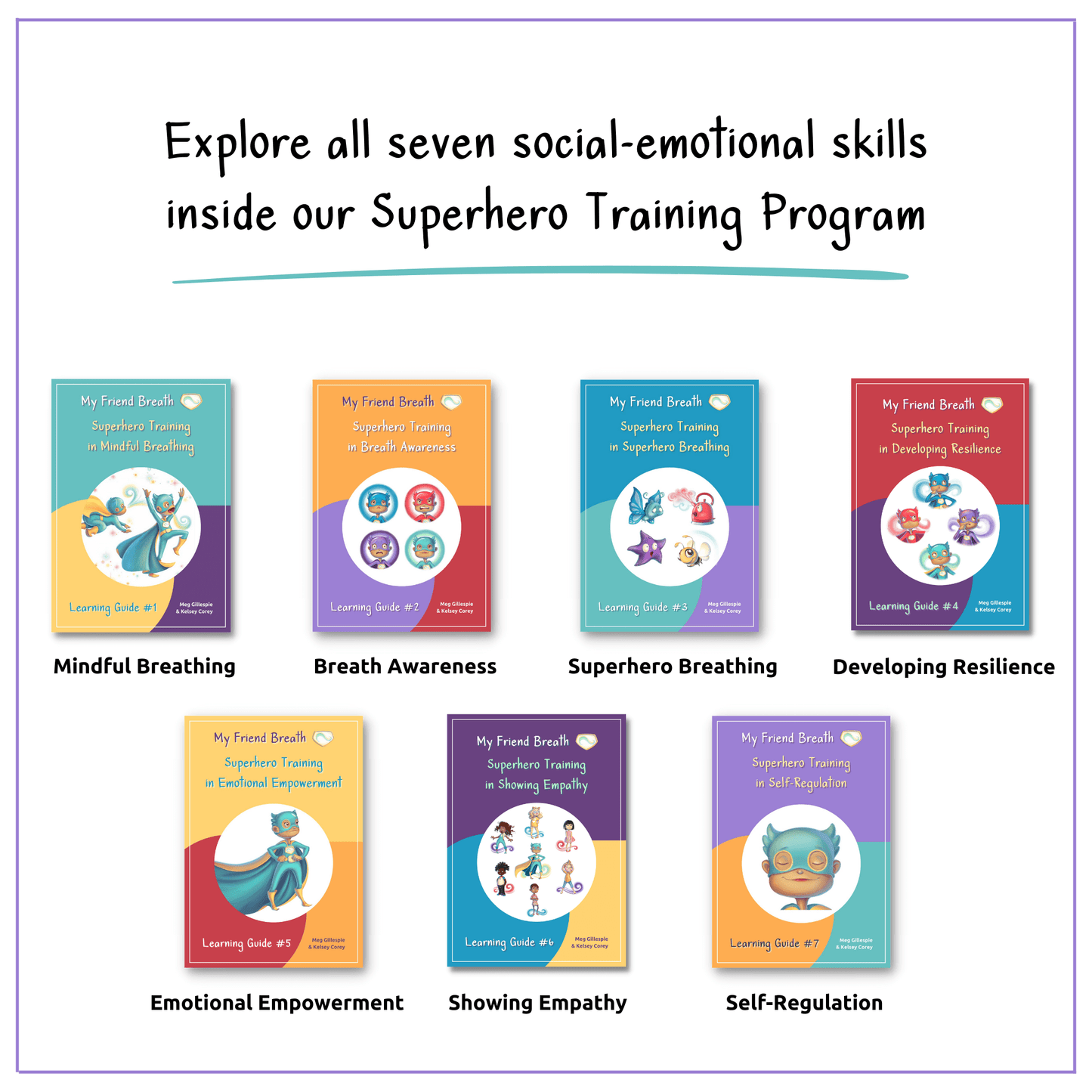 Superhero Training in Mindful Breathing - Learning Guide #1 - FREE DOWNLOAD!